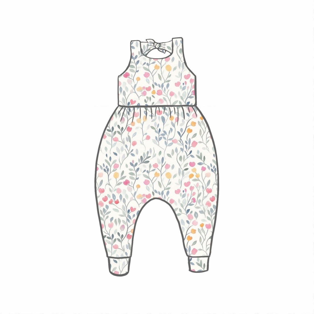 True Love Tulips Rompers