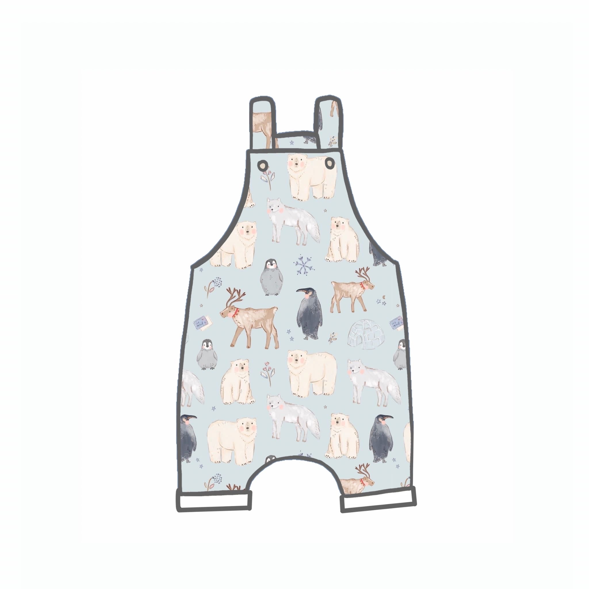 Polar Pals Rompers