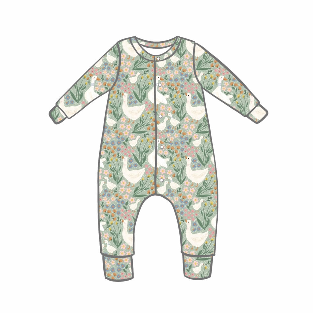 Silly Goose Rompers