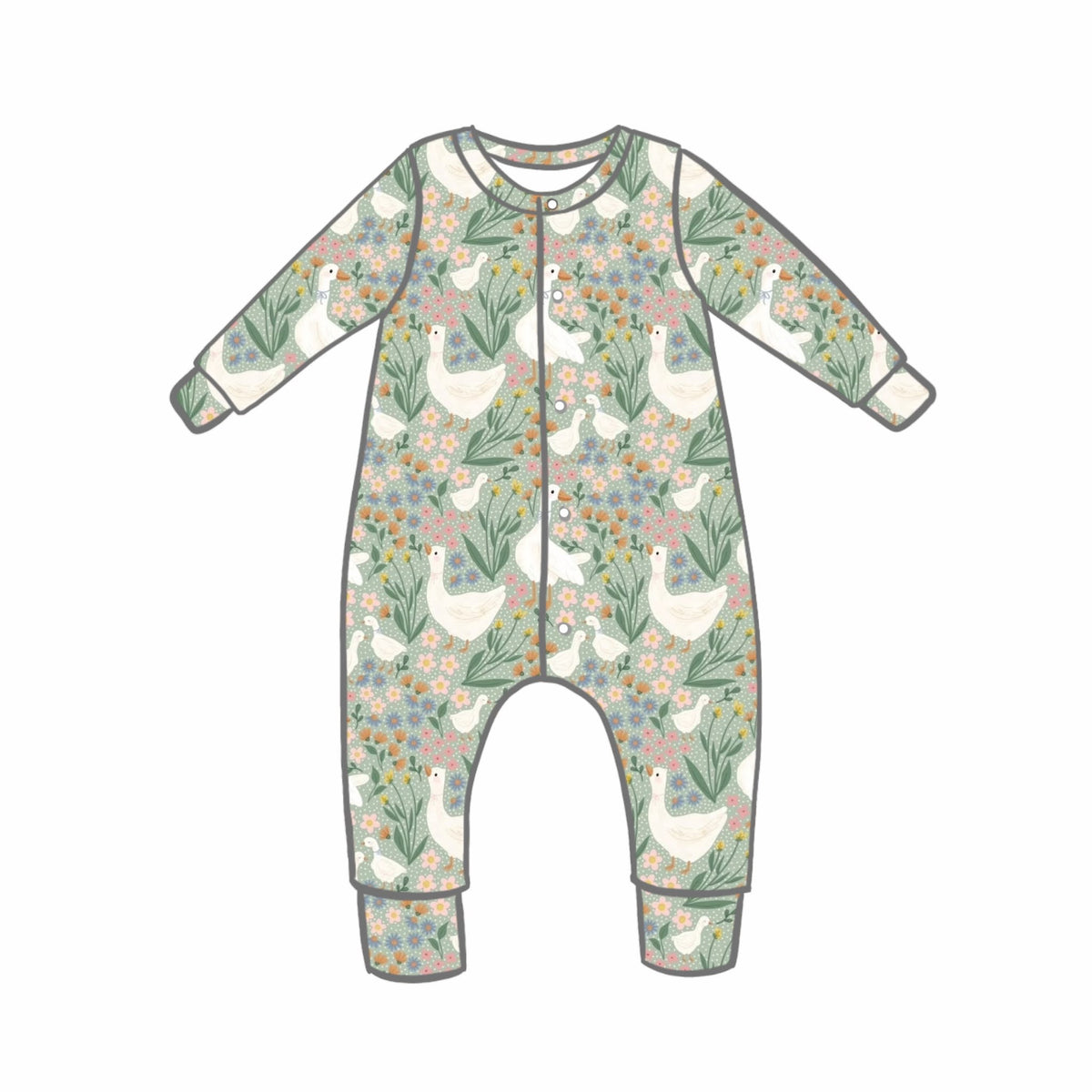 Silly Goose Rompers