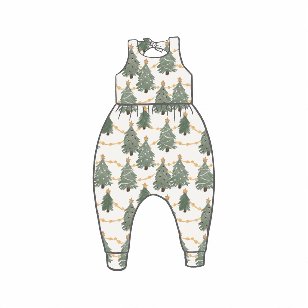 Glistening Pines Rompers
