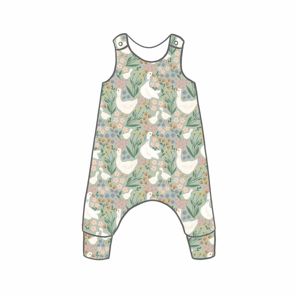 Silly Goose Rompers