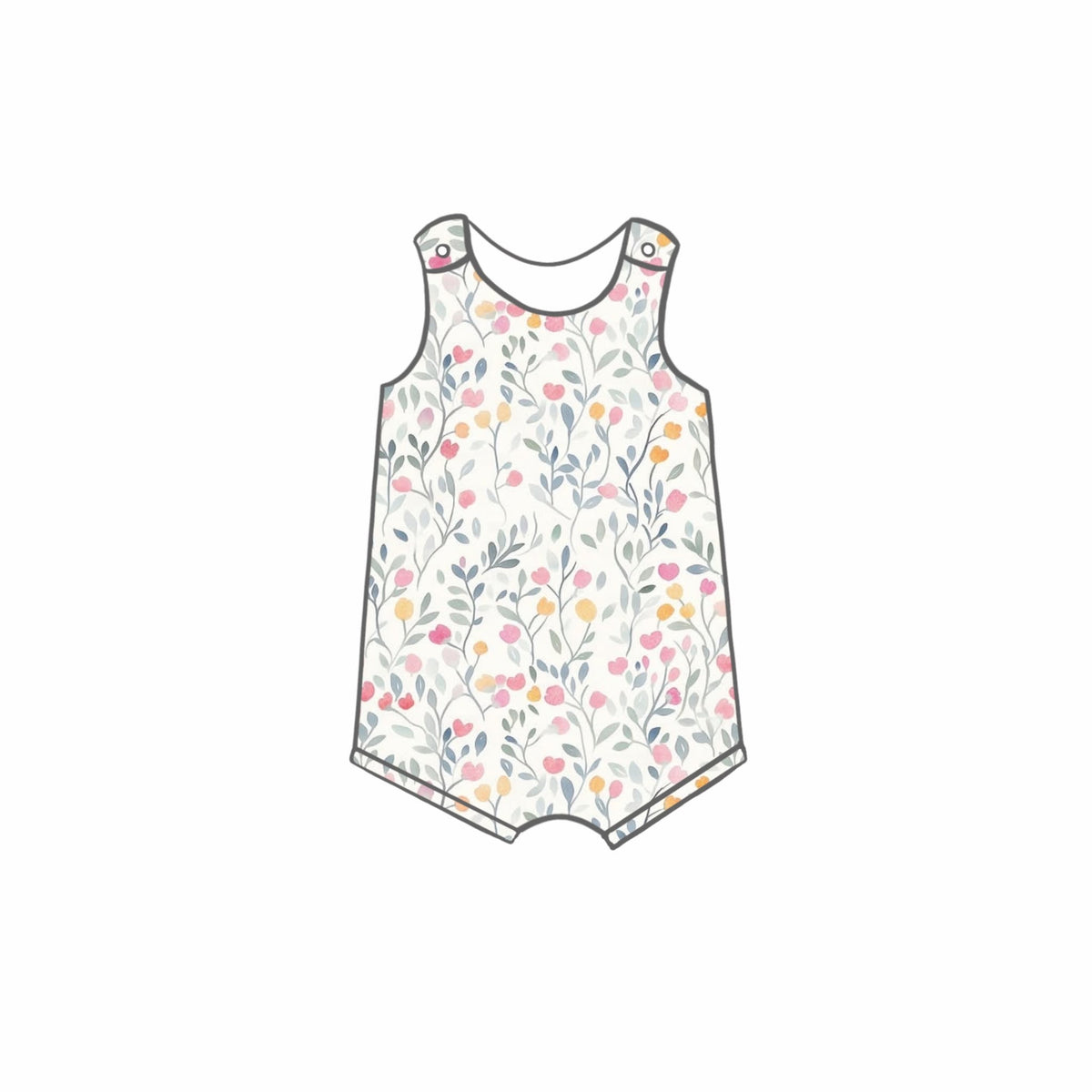 True Love Tulips Rompers