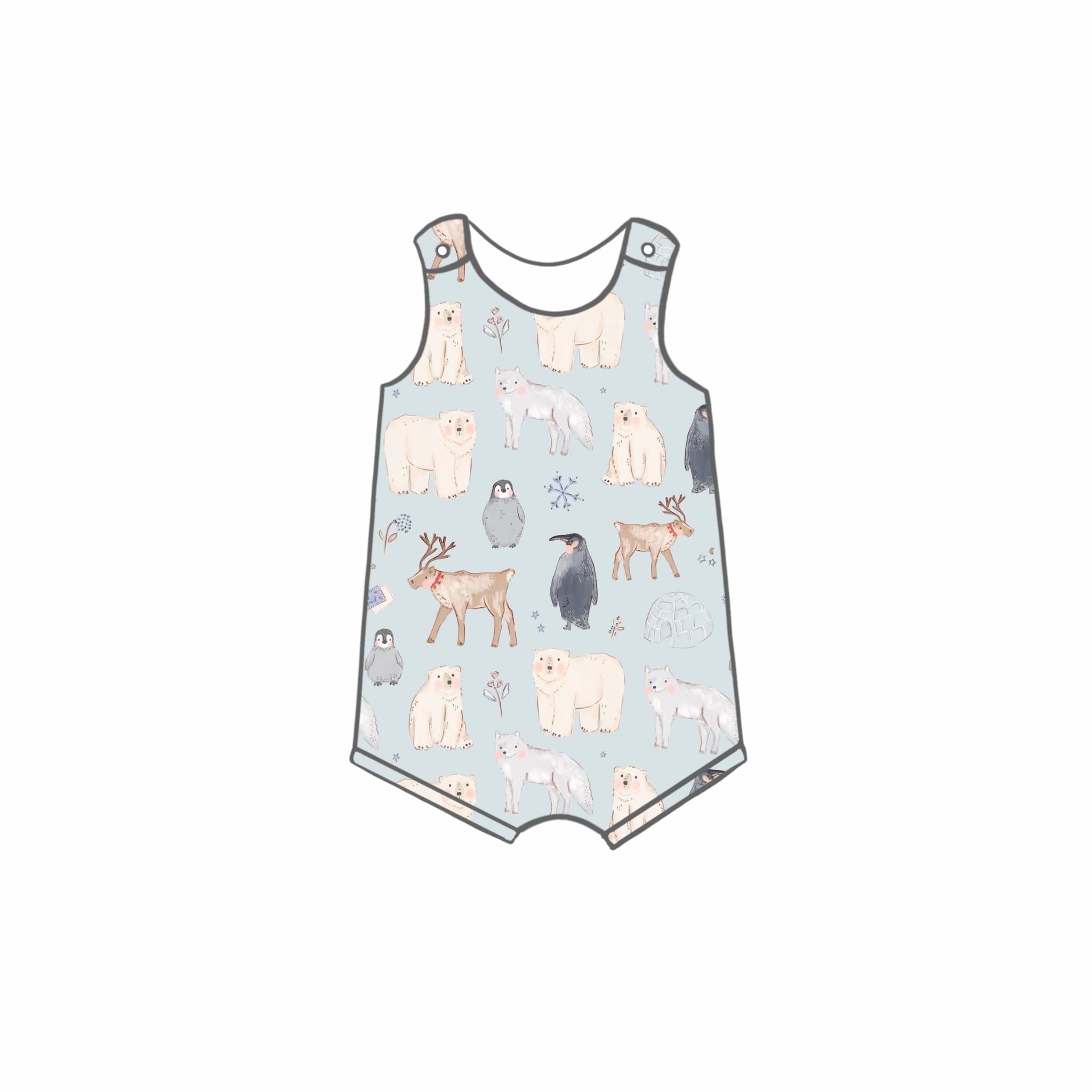 Polar Pals Rompers