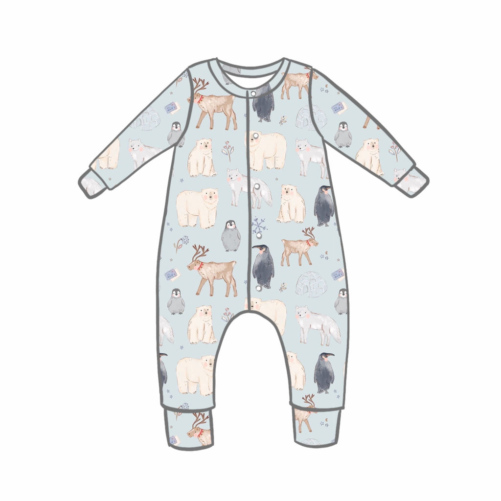 Polar Pals Rompers