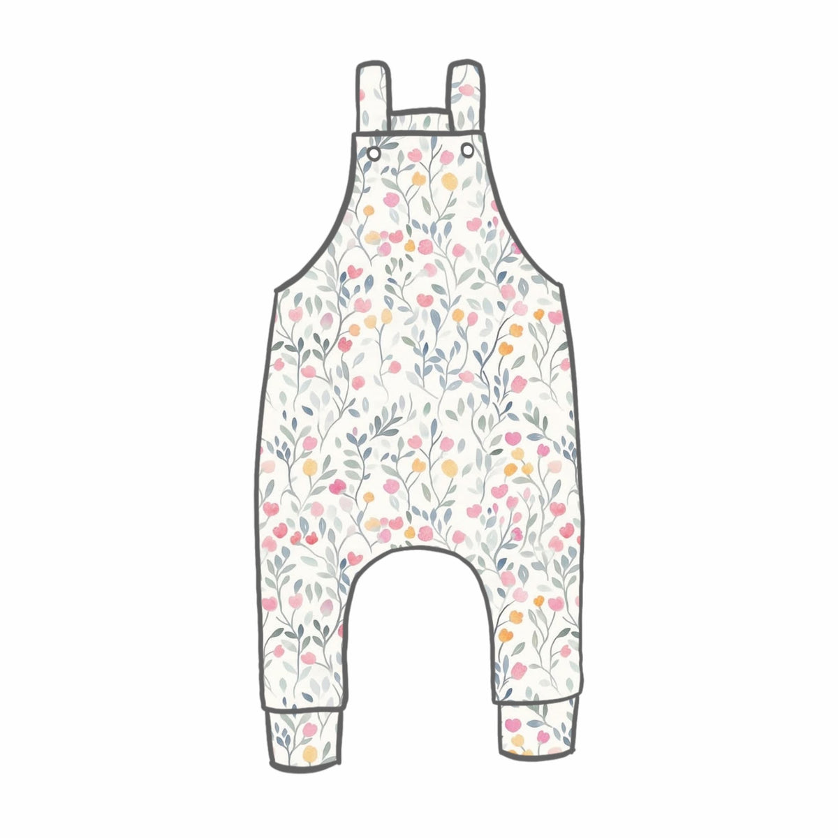 True Love Tulips Rompers