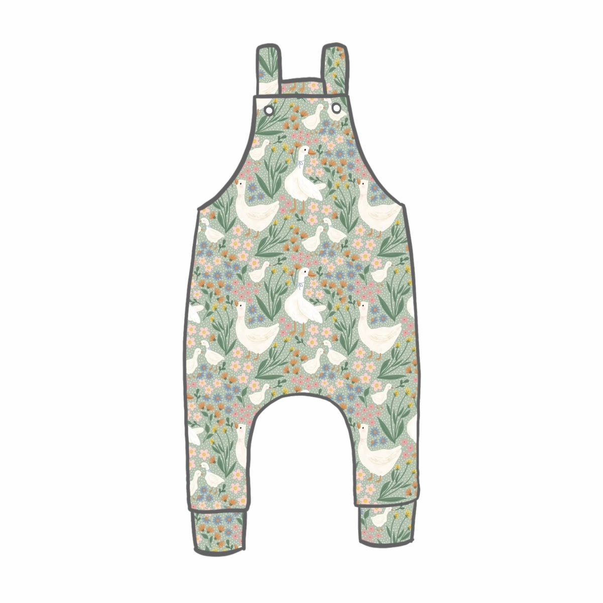 Silly Goose Rompers