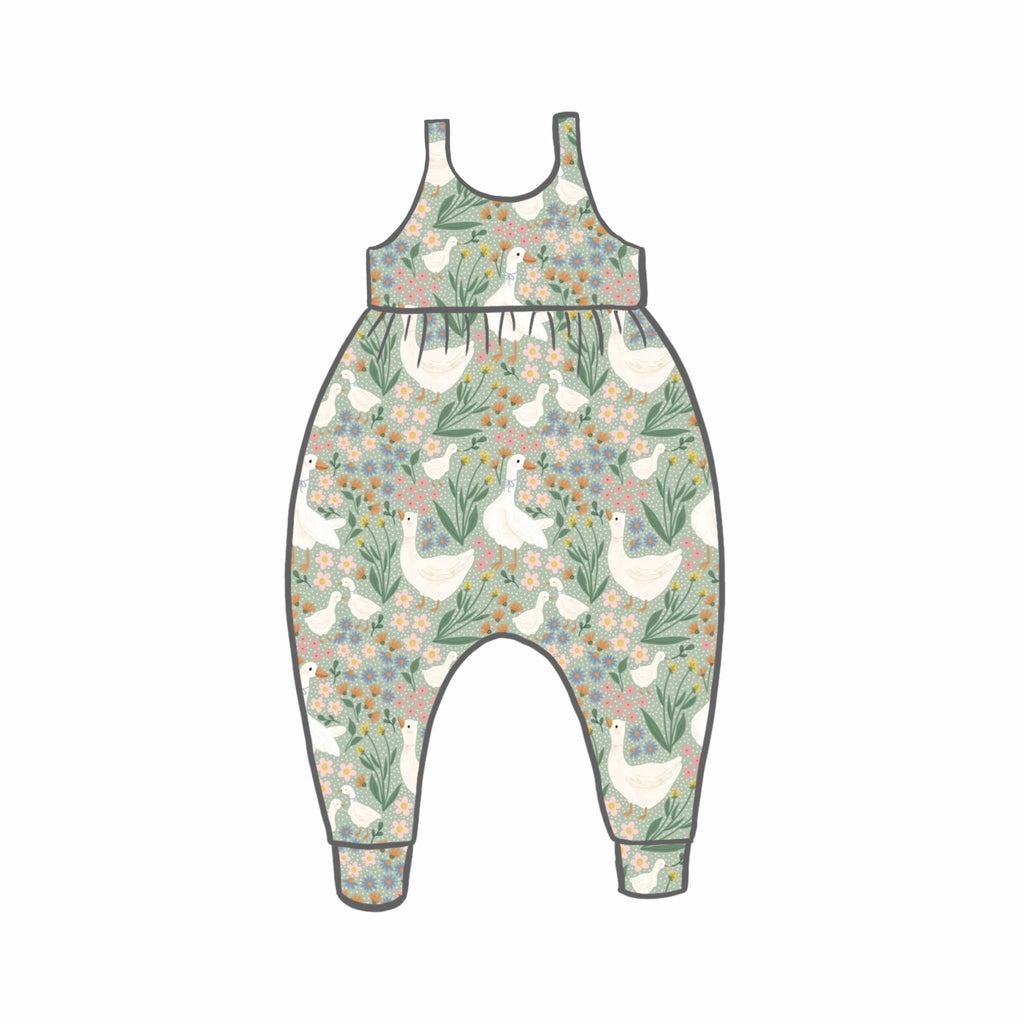 Silly Goose Rompers