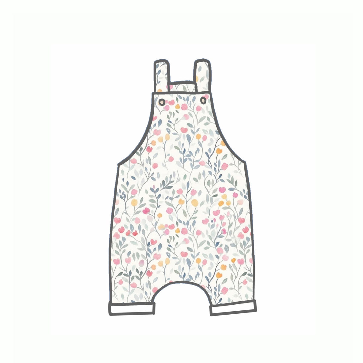 True Love Tulips Rompers
