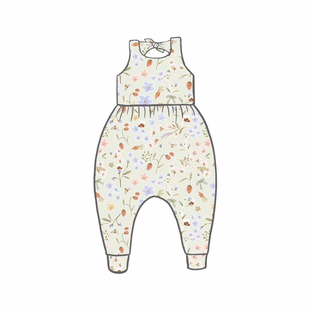 Minibeast Picnic Rompers