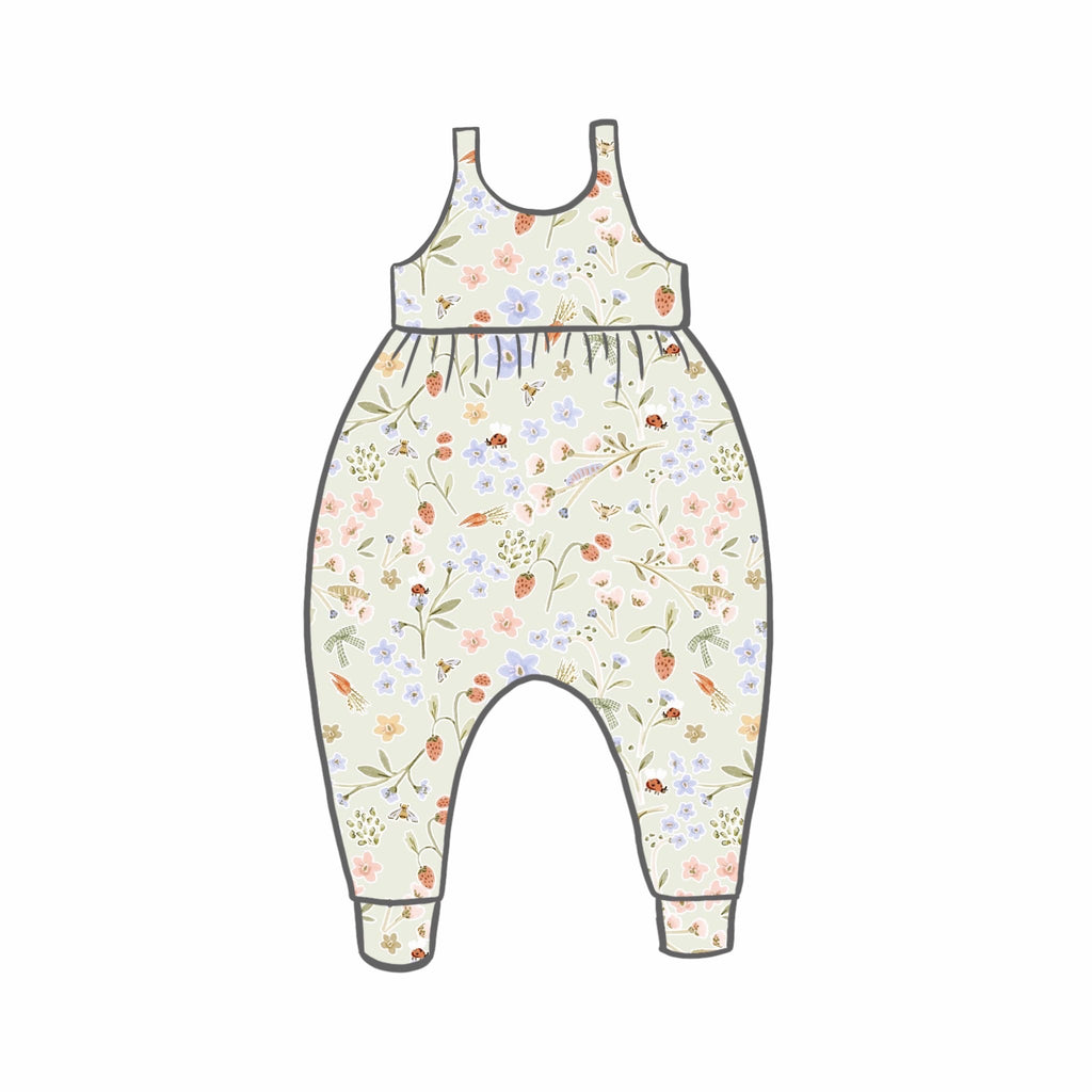 Minibeast Picnic Rompers