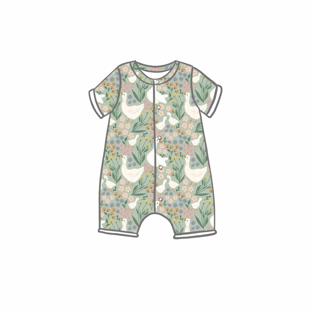 Silly Goose Rompers