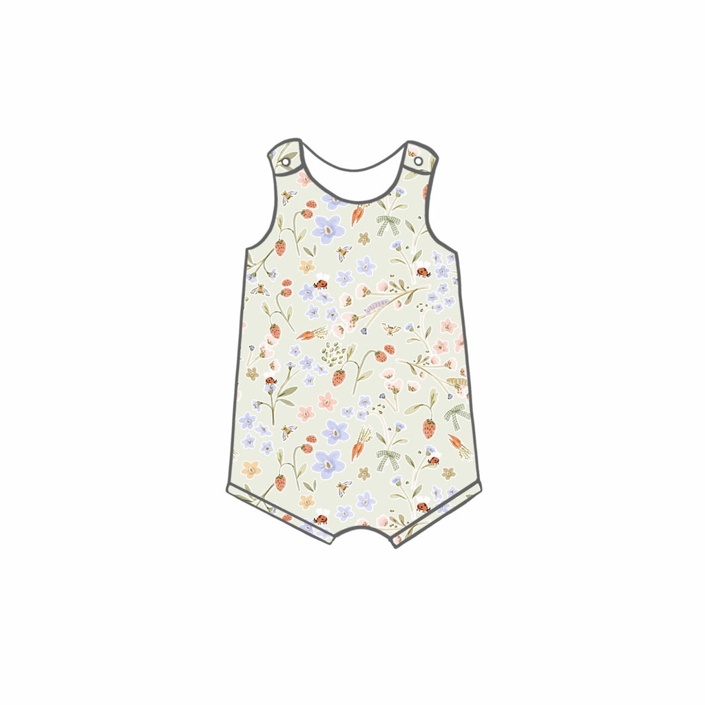 Minibeast Picnic Rompers