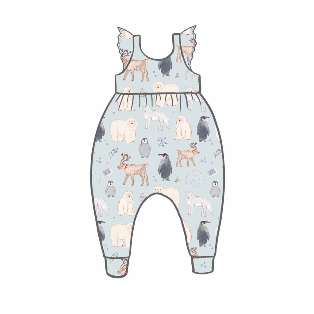 Polar Pals Rompers