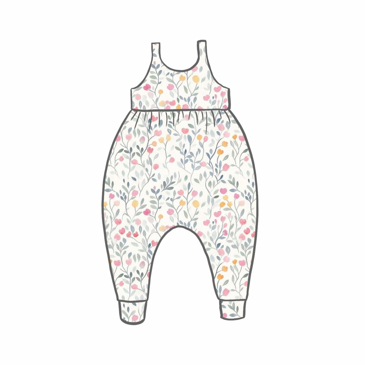 True Love Tulips Rompers