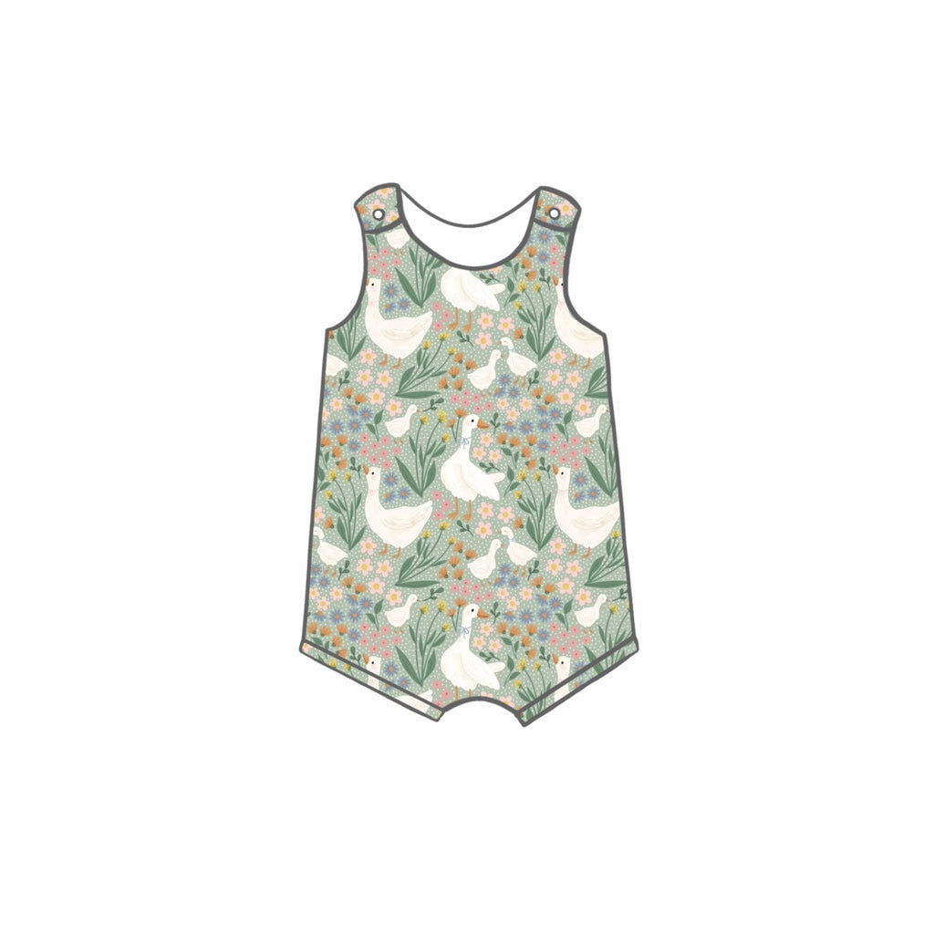 Silly Goose Rompers