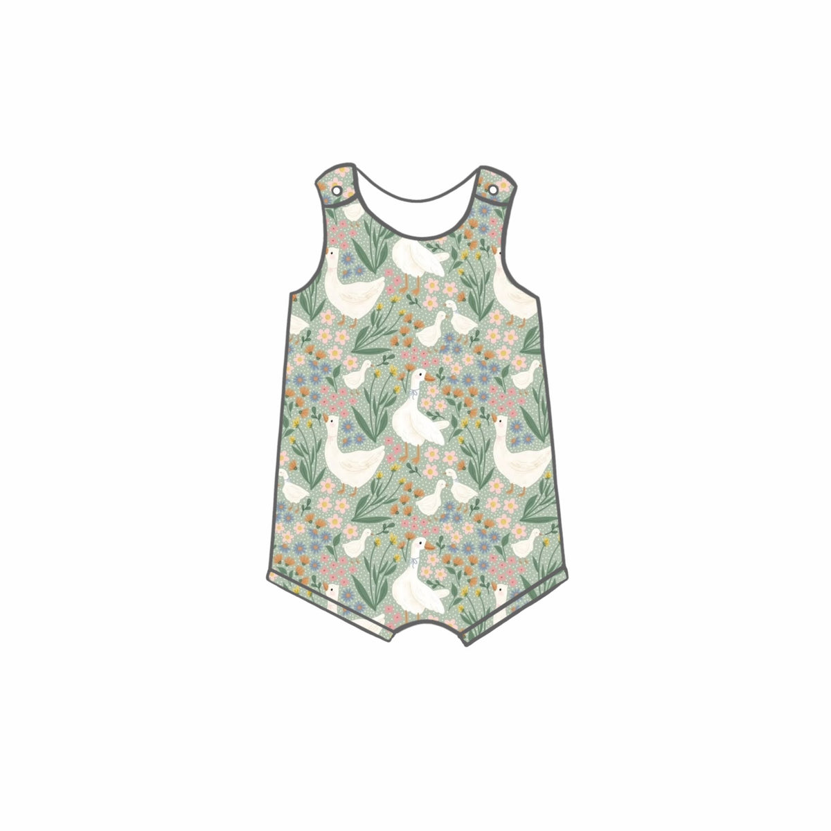 Silly Goose Rompers