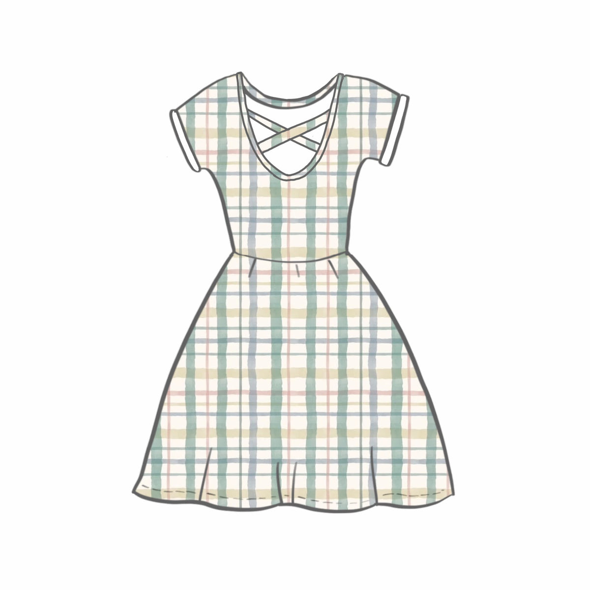 Spring Plaid Dresses