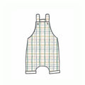 Spring Plaid Rompers