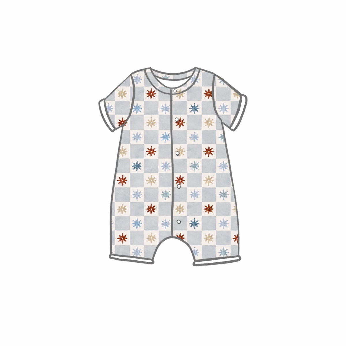 Star Bright Rompers