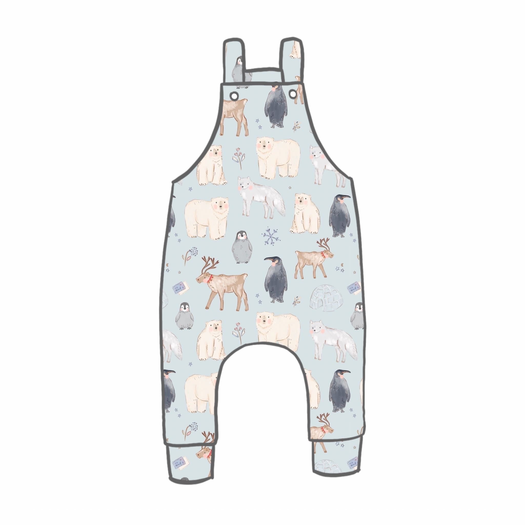 Polar Pals Rompers