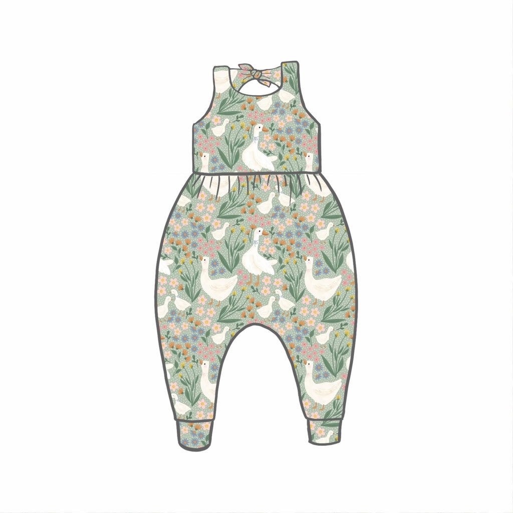 Silly Goose Rompers