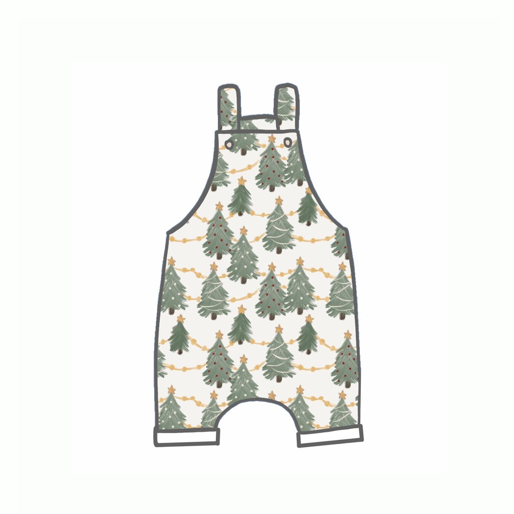 Glistening Pines Rompers