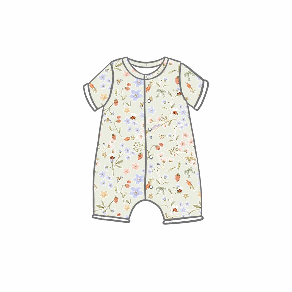Minibeast Picnic Rompers