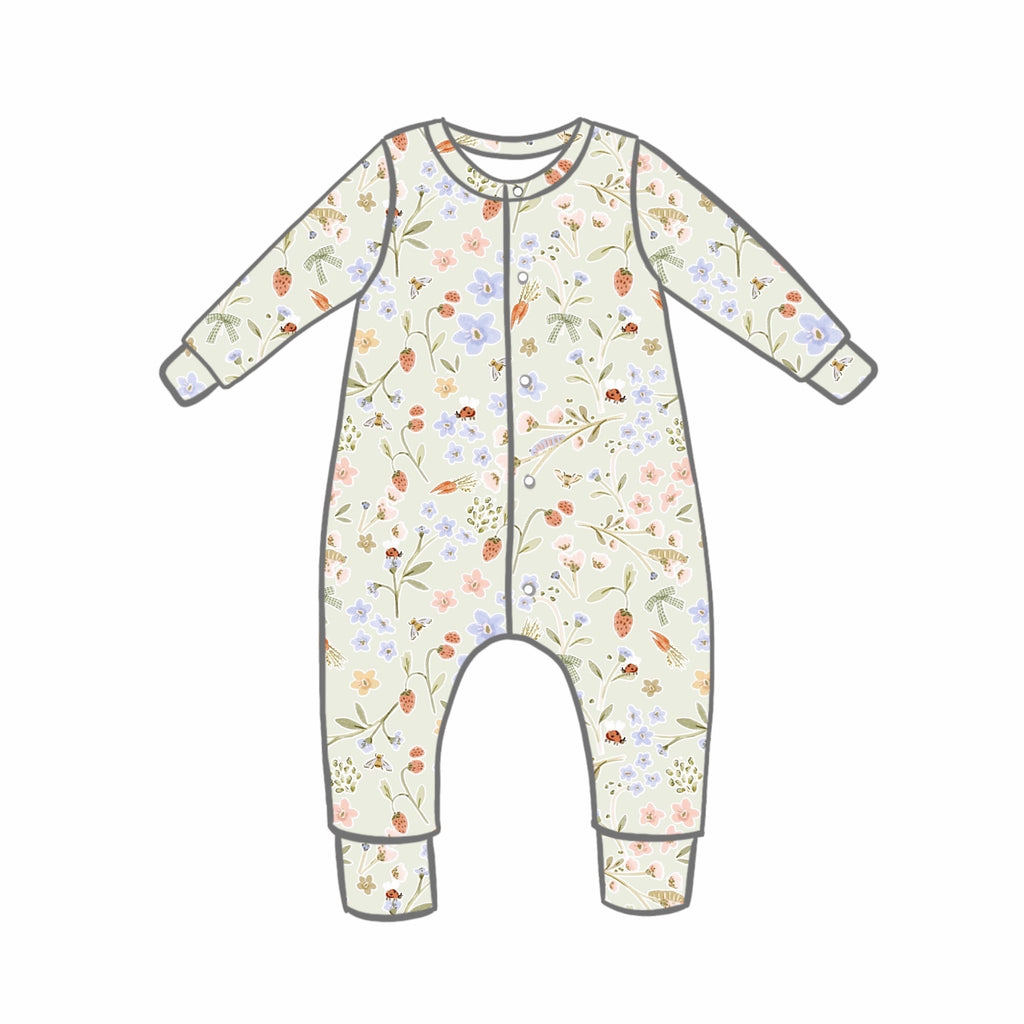 Minibeast Picnic Rompers