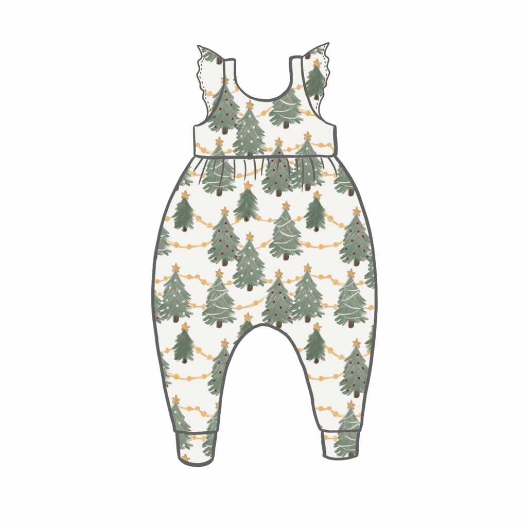 Glistening Pines Rompers