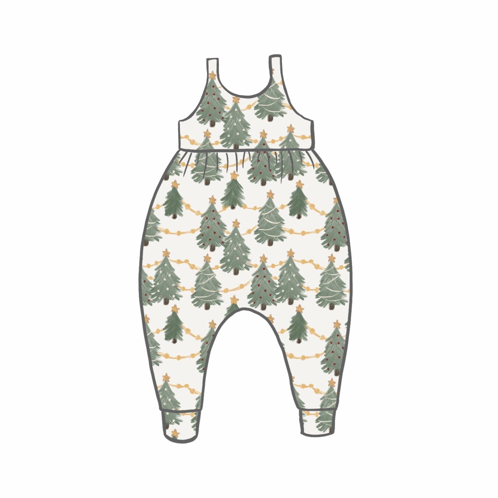 Glistening Pines Rompers