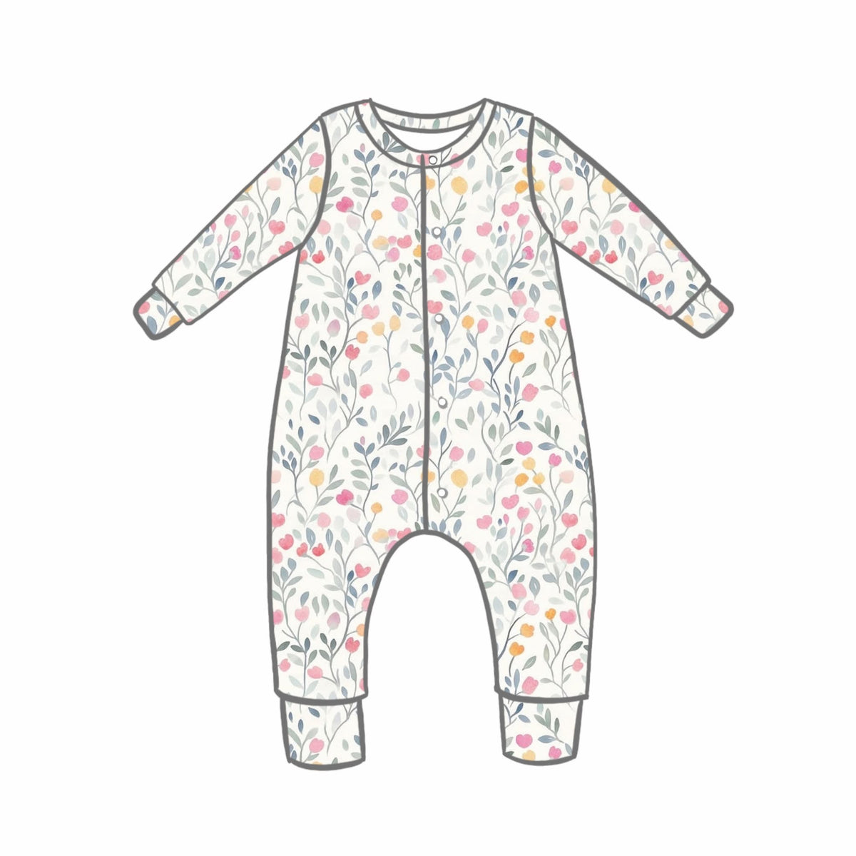 True Love Tulips Rompers