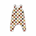 Autumn Check Rompers